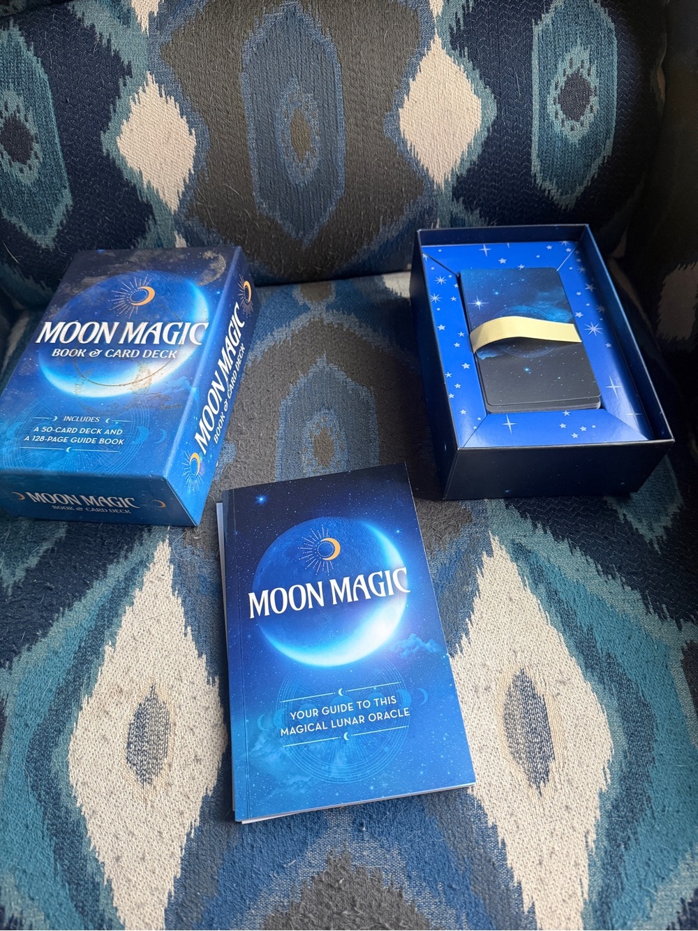 Moon Magic Oracle Card Deck & Guide - Blue Lunar Design
